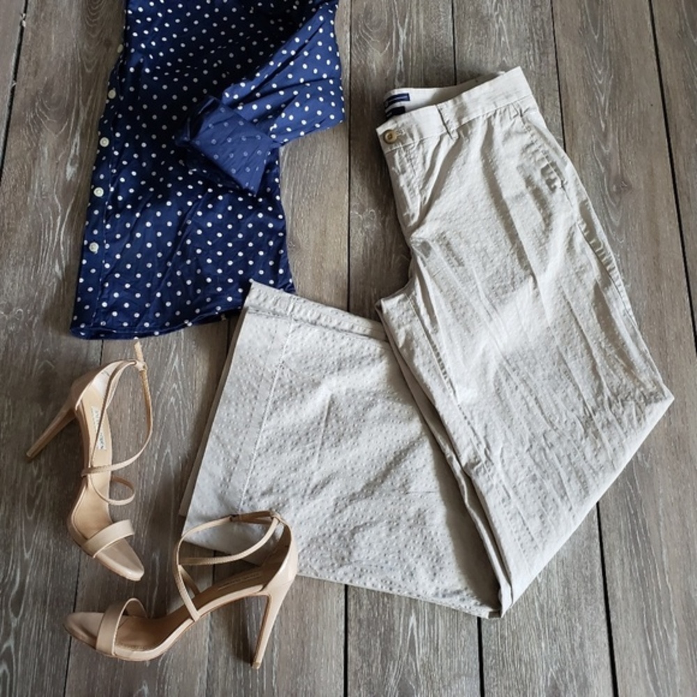 GAP Light grey wide leg trousers size 10
